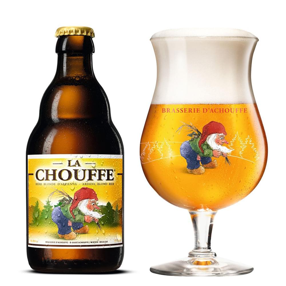 photo de la bière 'chouffe'